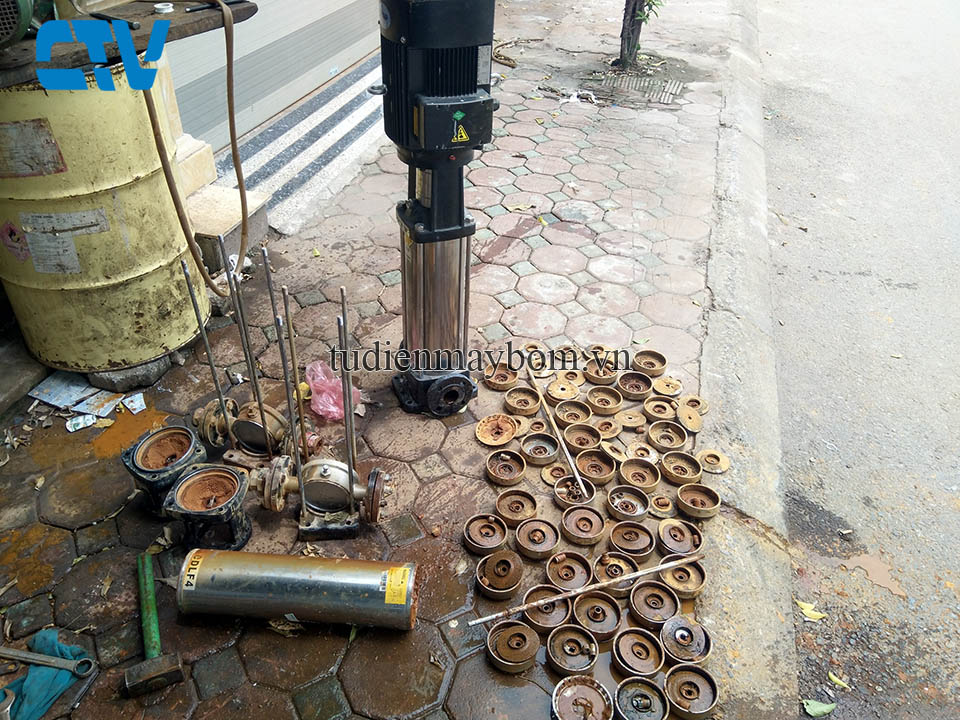 Dịch vụ sửa chữa máy bơm tăng áp trong hệ thống lọc RO, cấp nước nồi hơi