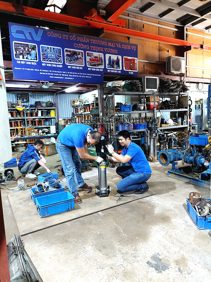 Bí quyết giữ máy bơm trục đứng vận hành bền bỉ
