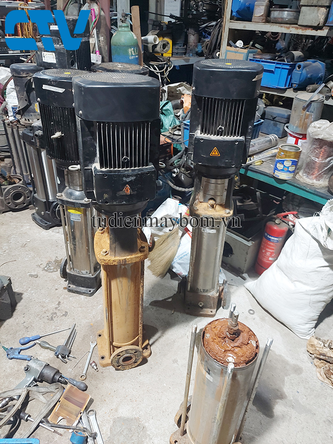Sửa chữa, thay thế buồng cánh bơm trục đứng đa tầng cánh nhanh chóng, chuyên nghiệp tại Hà Nội