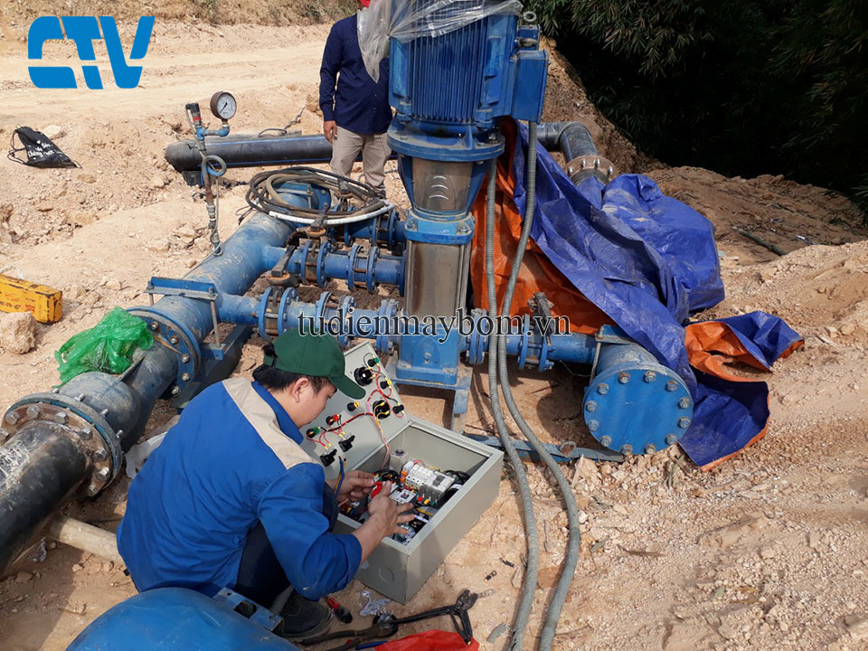 Thiết kế, lắp đặt tủ điện trong hệ thống máy bơm trục đứng